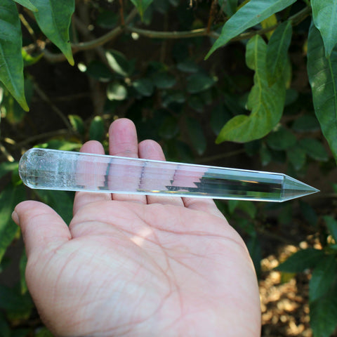 Natural Large Clear Quartz Healing Wand - 6 inches