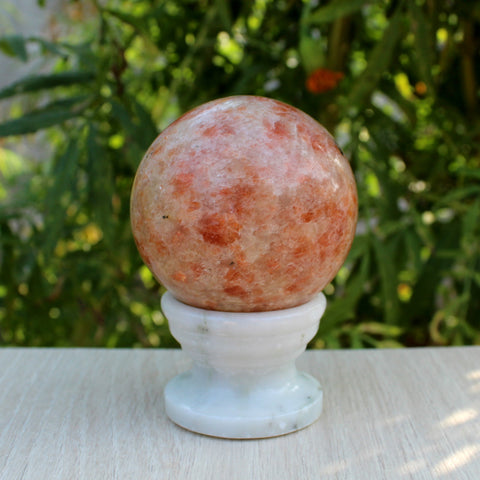 Natural 50 mm Sunstone Sphere