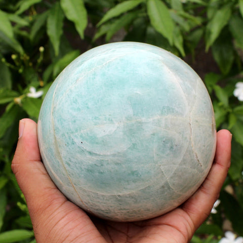 Natural Large 110 mm Amazonite Sphere