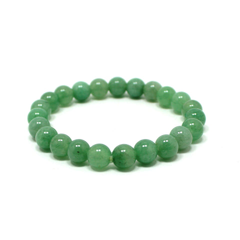 Natural Green Aventurine Bead Bracelet