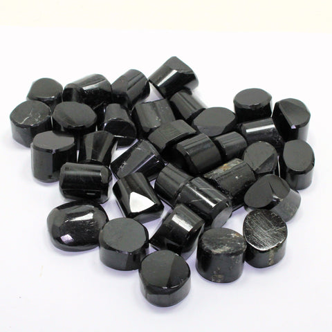 1 Kg Black Tourmaline Tumbled Stone - Wholesale