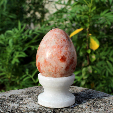 Natural Sunstone Egg 55 mm