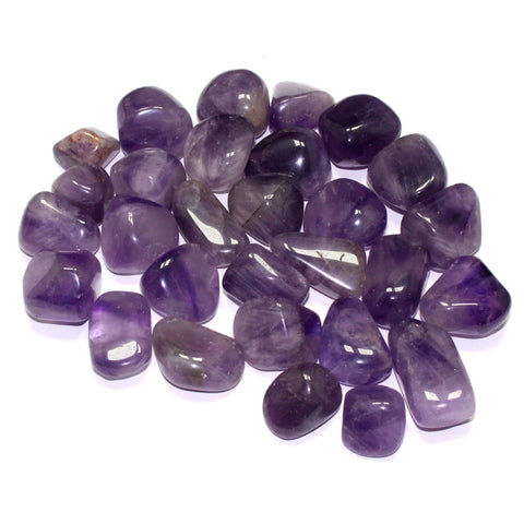 Natural Amethyst Tumbled Stone Pack of 100 grams - Wholesale