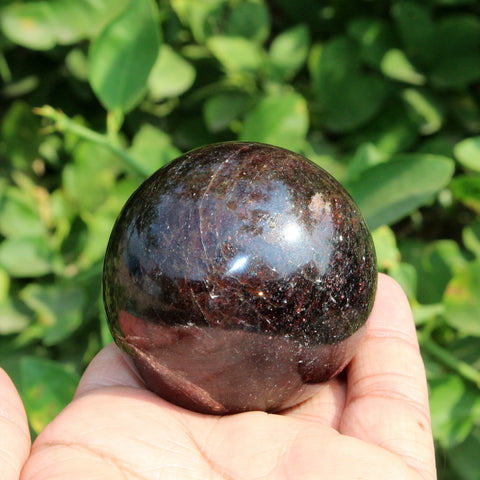 Natural 50 mm Garnet Sphere