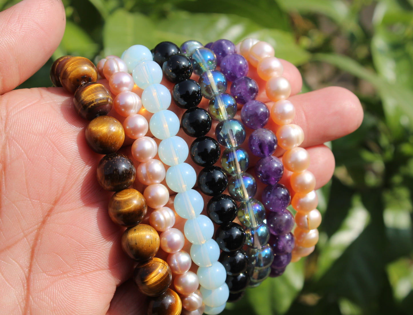 Opalite Bead Bracelet