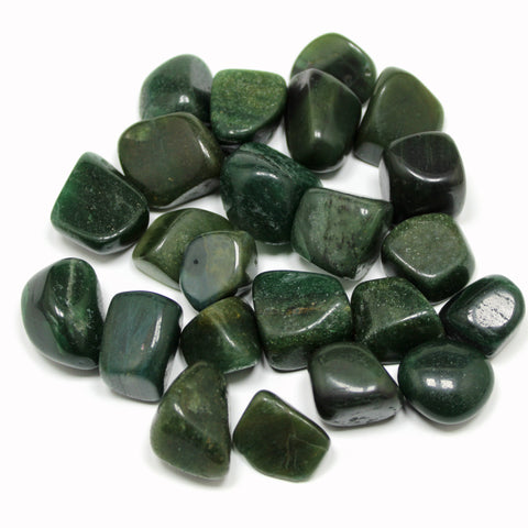 1 Kg Green Jade Tumbled Stone - Wholesale