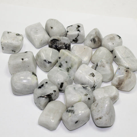 1 Kg Rainbow Moonstone Tumbled Stone - Wholesale