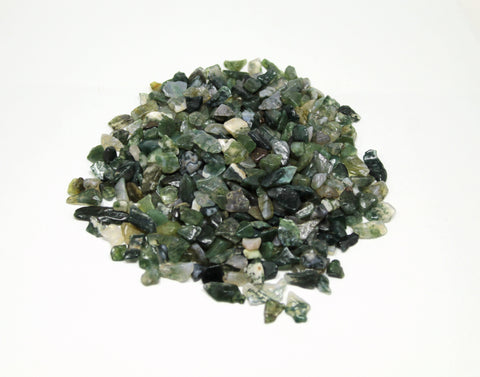 Natural Moss Agate Chips - Pack of 1 Kg