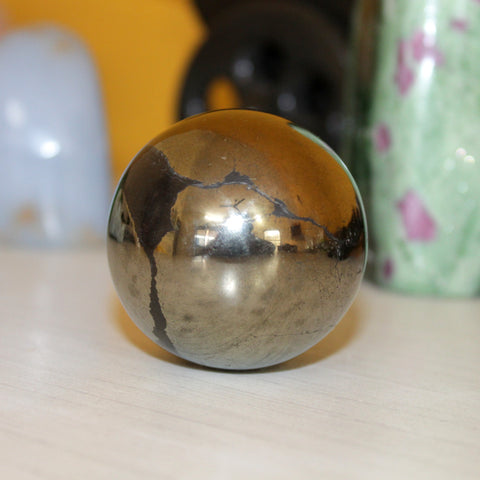 Natural 52 mm Pyrite Sphere