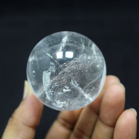 Natural 50 mm Clear Quartz Sphere