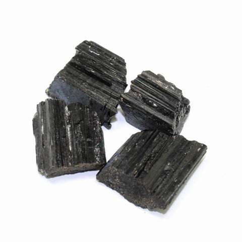 Natural Black Tourmaline Raw Stone