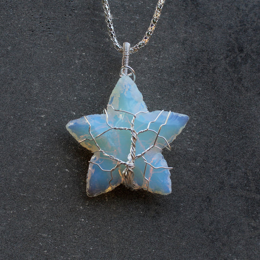 Opalite Star Necklace