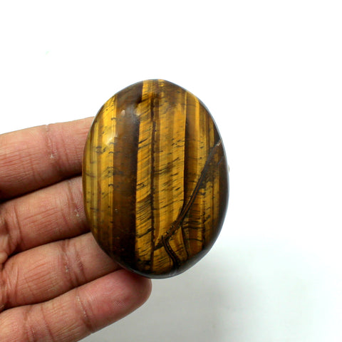 Natural Tiger Eye Palm Stone