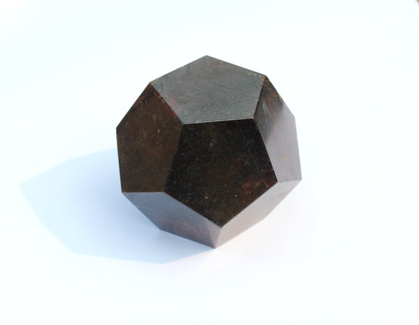 Natural Large Garnet Dodecahedron