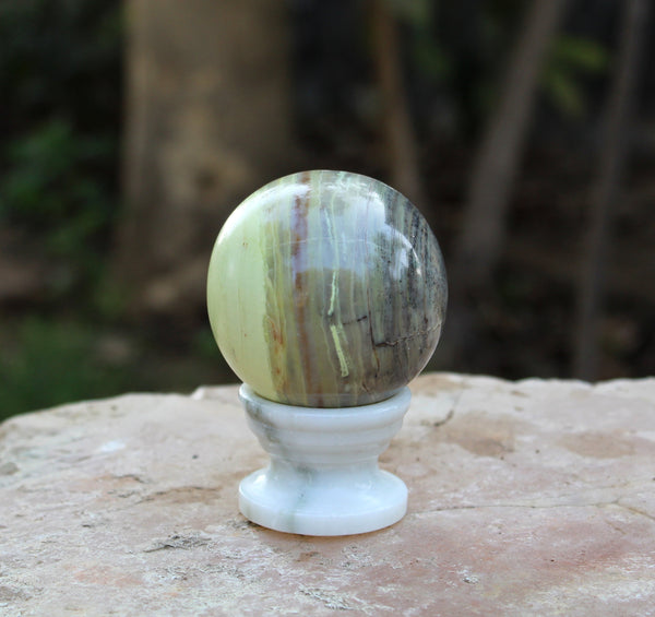 Natural Serpentine Sphere 50 mm