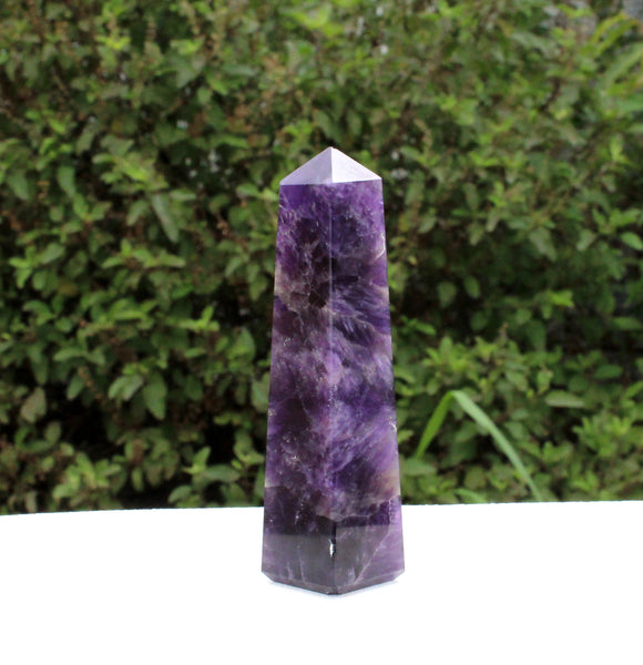 Natural Amethyst Tower Point - 80 mm