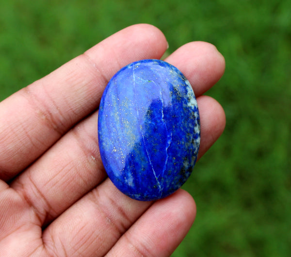 Natural Lapis Lazuli Oval Palmstone