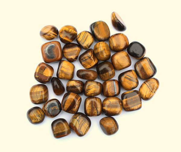 1 Kg Tiger Eye Tumbled Stone - Wholesale