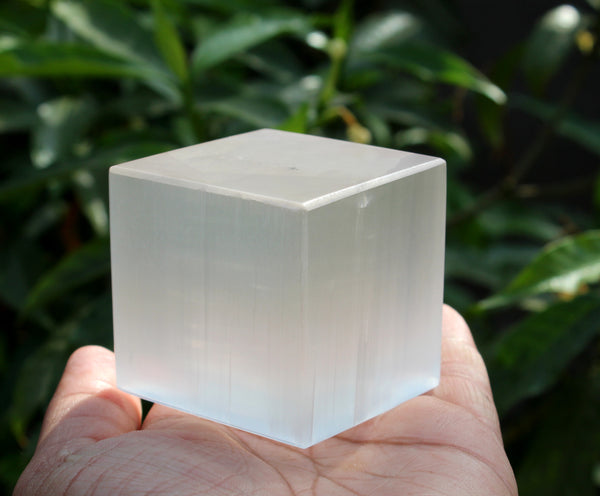 Natural 50 mm Selenite Cube