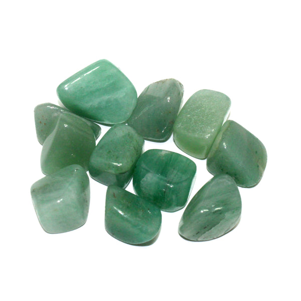 1 Kg Natural Green Aventurine Tumbled Stone - Wholesale