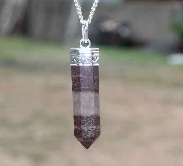 Natural Shiva Lingam Point Pendant