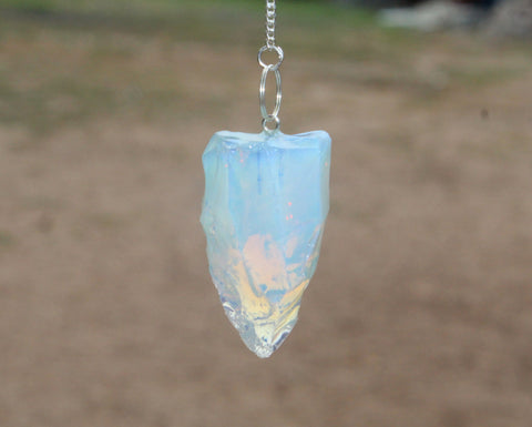 Raw Opalite Dowsing Pendulum