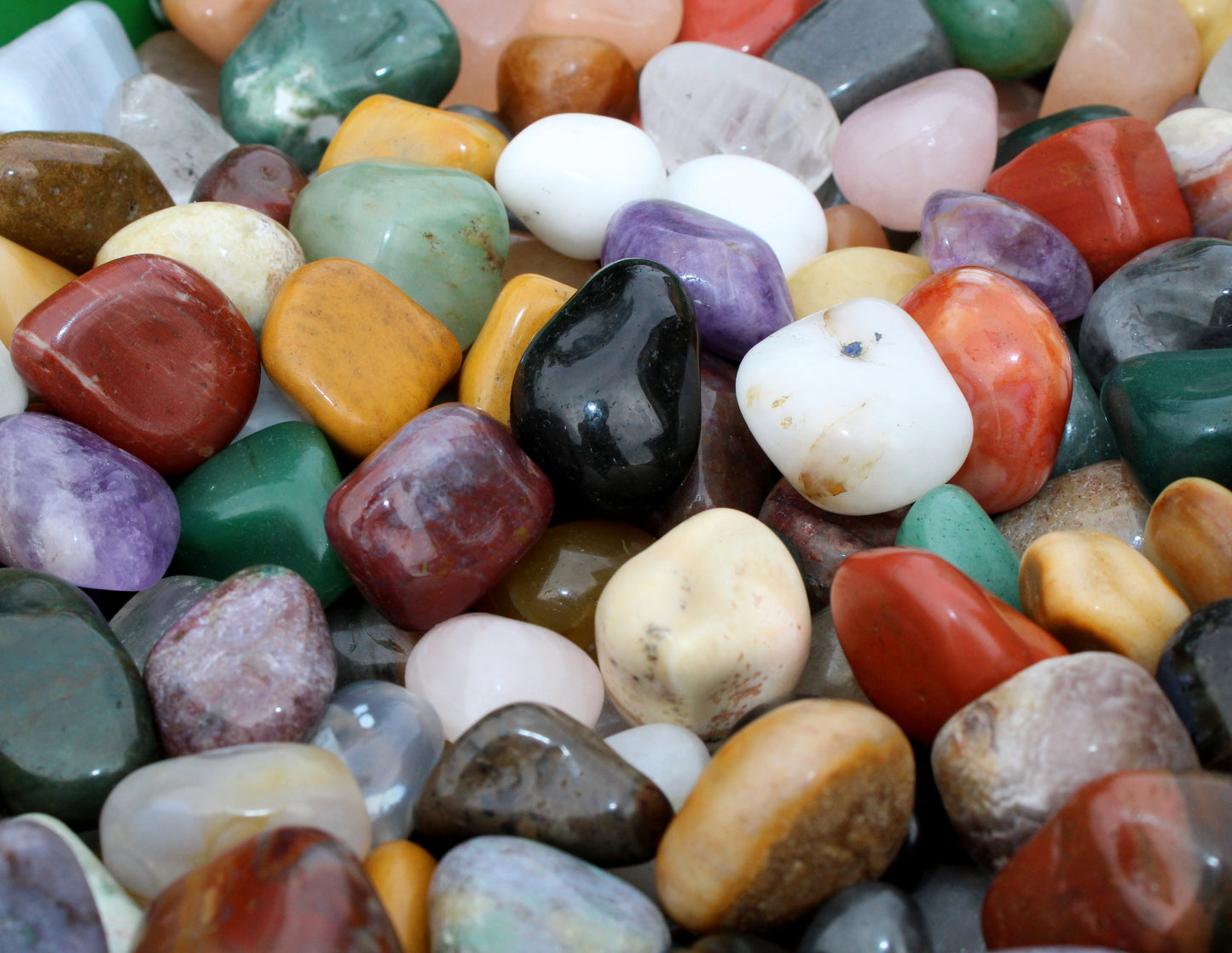 1 Kg Natural Mixed Gemstone Tumbled Stone - Wholesale