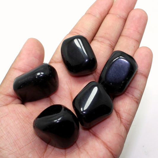 Black Obsidian Large Tumble Stone